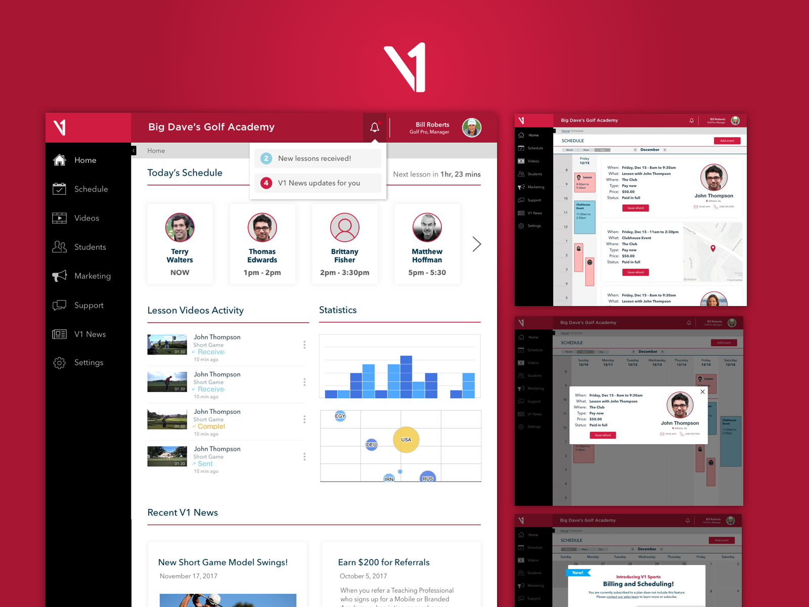 Image of V1 Account Portal