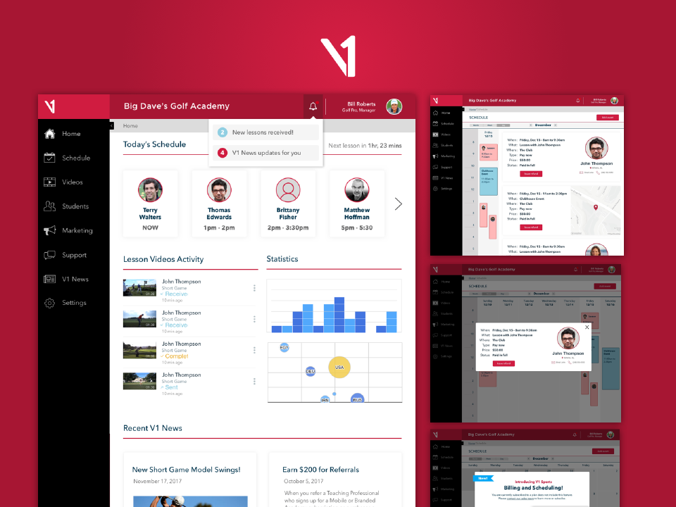 Image of V1 Account Portal