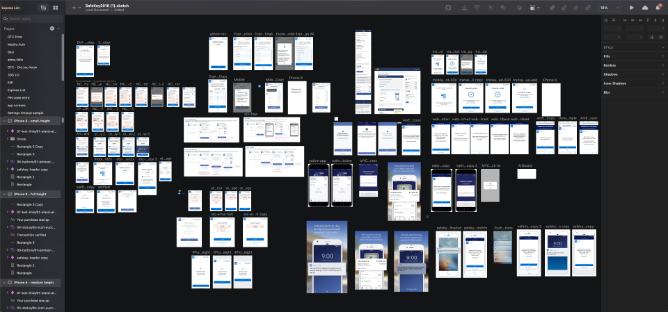 Image of Safekey screens